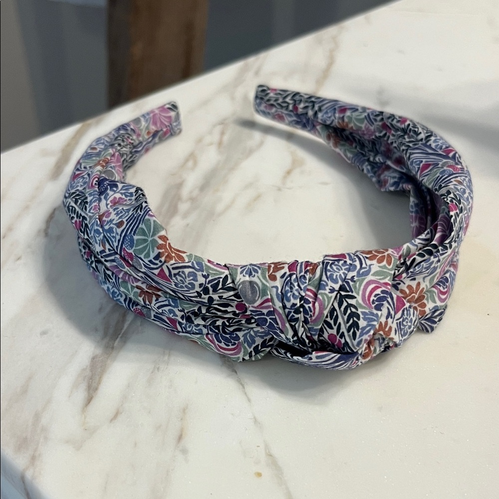 J. Crew Liberty Floral Knot Headband